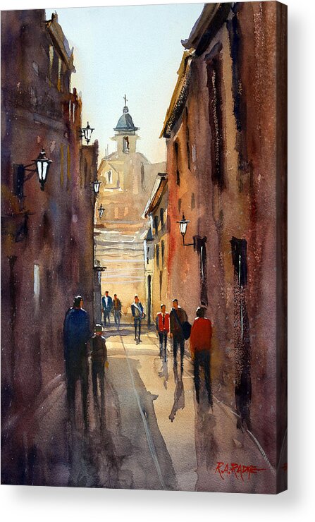 Ryan Radke Acrylic Print featuring the painting Rome by Ryan Radke