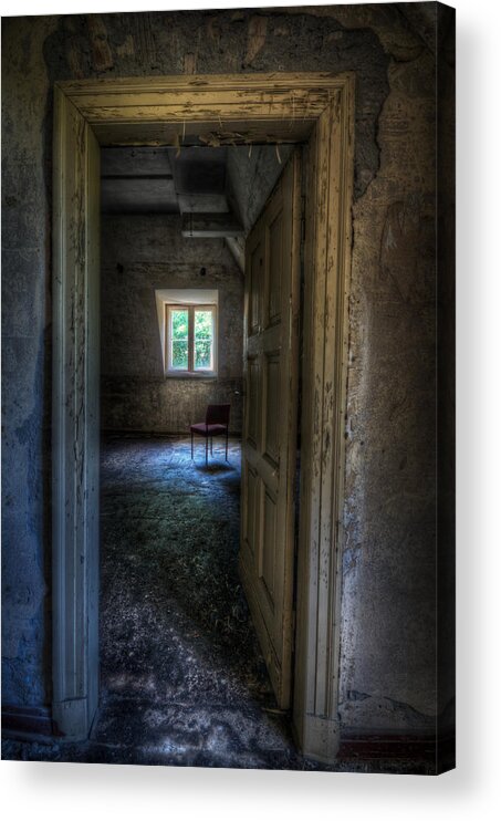 Forgotten Acrylic Print featuring the digital art Room for one by Nathan Wright