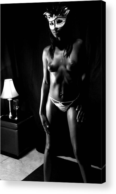 Nude Images Acrylic Print featuring the photograph Room of Fear by Stephen Vann