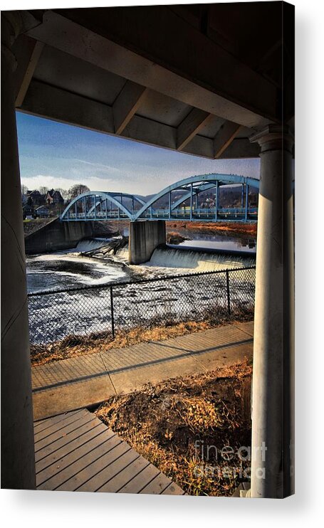 Bridges Acrylic Print featuring the photograph Room With A View by Robert McCubbin