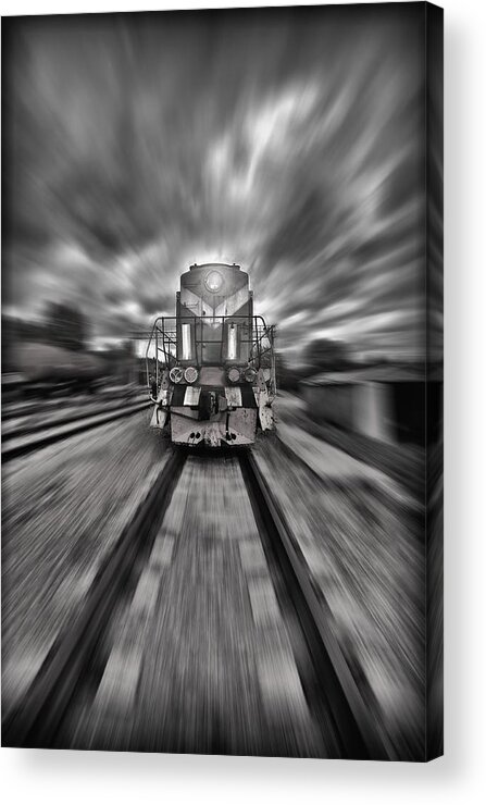 Train Acrylic Print featuring the photograph Rush by Jason Green