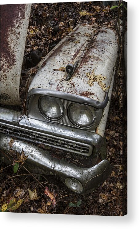 1950 Acrylic Print featuring the photograph Rusty Classic by Debra and Dave Vanderlaan