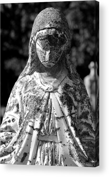 Statue Acrylic Print featuring the photograph Saint Mary 1 by Mary Bedy