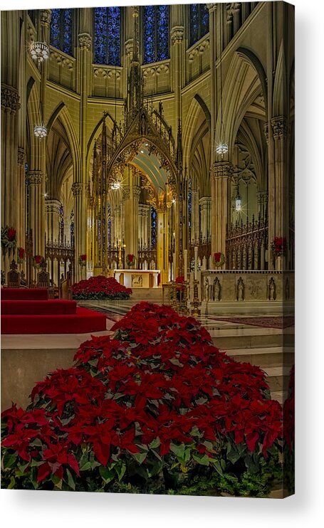 Saint Patrick's Cathedral Acrylic Print featuring the photograph Saint Patricks Cathedral by Susan Candelario