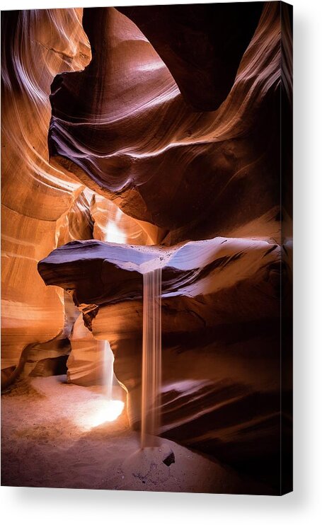 Antelope Acrylic Print featuring the photograph Sand Fall by Walde Jansky