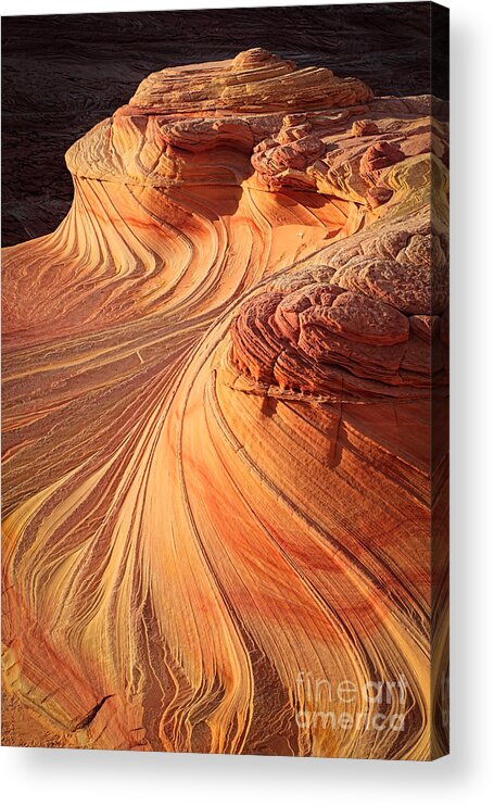 America Acrylic Print featuring the photograph Second Wave Flow by Inge Johnsson