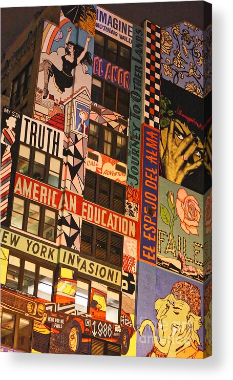 Nyc Acrylic Print featuring the photograph Sensory Overload by Kate Purdy