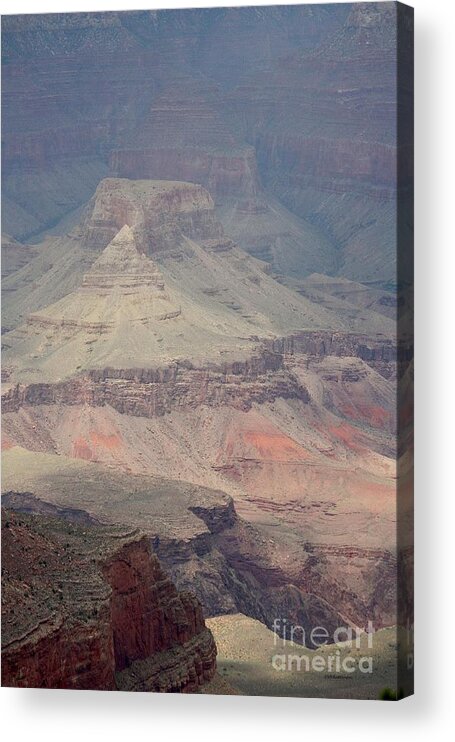 Grand Canyon Acrylic Print featuring the photograph Shadows In the Canyon by Veronica Batterson