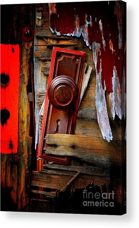Newel Hunter Acrylic Print featuring the photograph Shattered by Newel Hunter