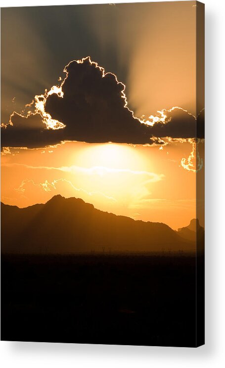 Cloud Acrylic Print featuring the photograph Silver Lining by Brad Brizek