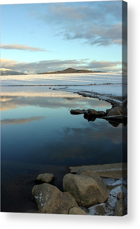 Landscape Acrylic Print featuring the photograph Sky Lake by Scott Mahon