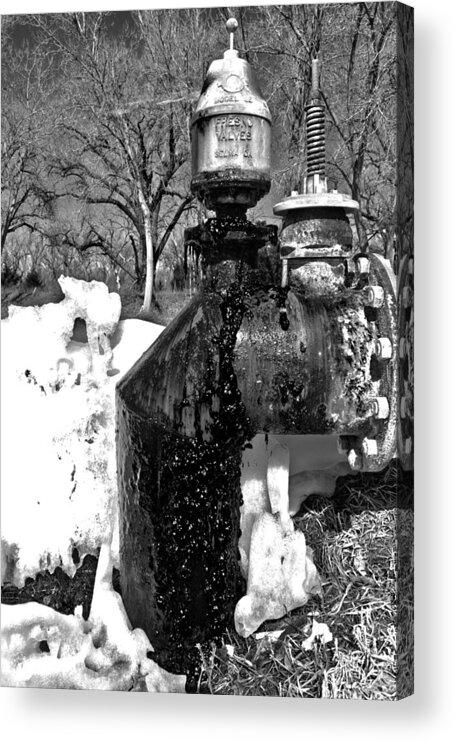 Sludge Acrylic Print featuring the photograph Sludge by Shane Bechler