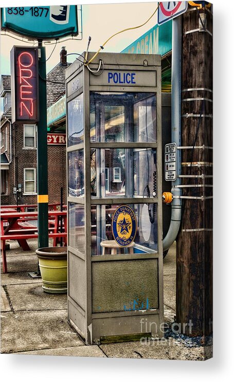 Paul Ward Acrylic Print featuring the photograph Someone Call the Police by Paul Ward