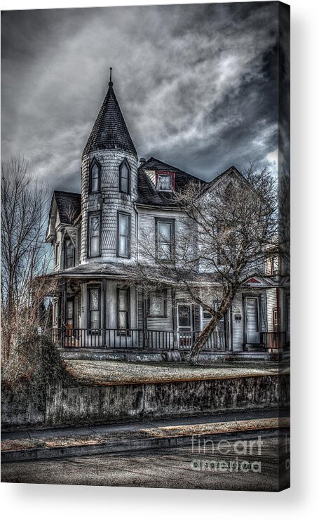 Abandoned Acrylic Print featuring the digital art Something Wicked This Way Comes by Dan Stone