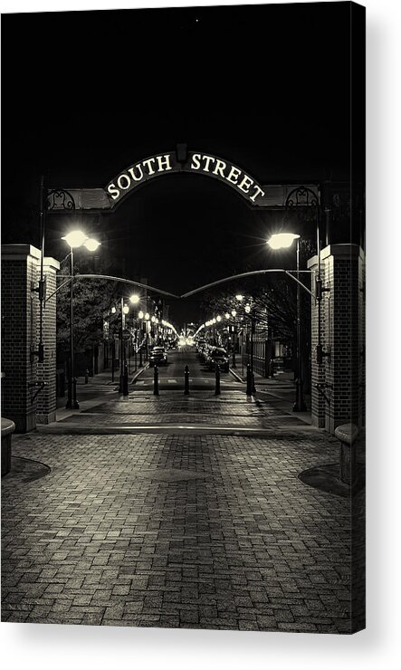 South Street Acrylic Print featuring the photograph South Street by Rob Dietrich
