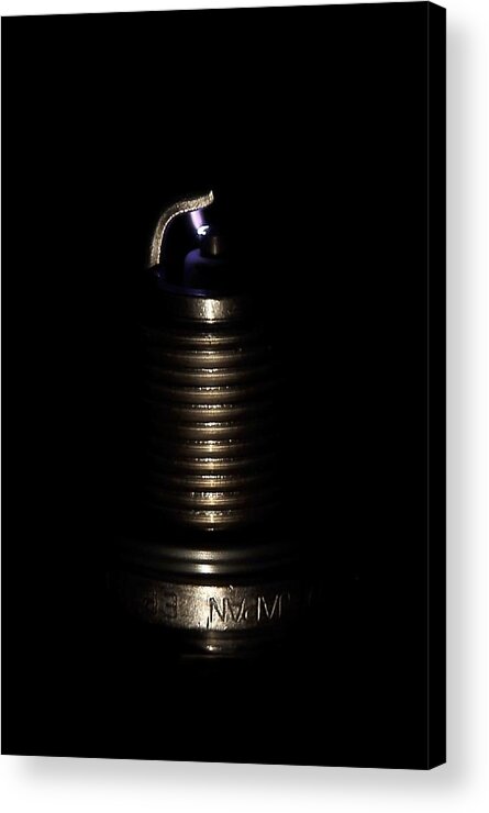 Sparkplug Acrylic Print featuring the photograph Spark Plug by David Andersen