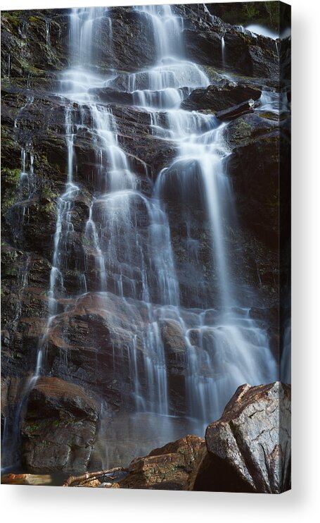Steall Falls Acrylic Print featuring the photograph Steall Falls by Nick Atkin
