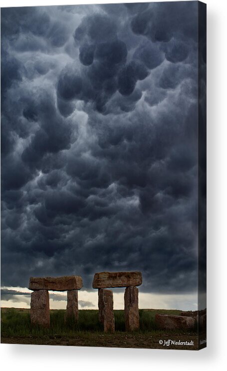 Cloud Acrylic Print featuring the photograph Stormhenge by Jeff Niederstadt