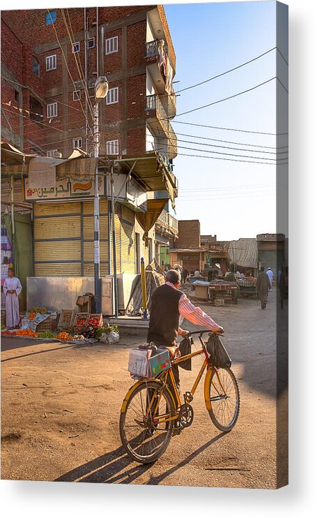 Egypt Acrylic Print featuring the photograph Streets of Everyday Egypt by Mark Tisdale