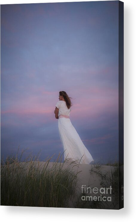 Adult Acrylic Print featuring the photograph Sunset in the dunes by Maria Heyens
