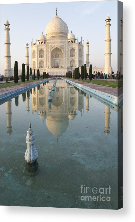 Taj Mahal Acrylic Print featuring the photograph Taj by Elena Perelman