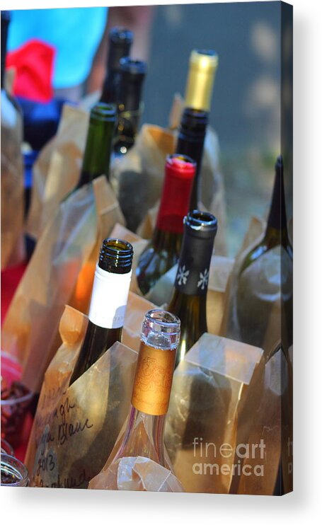 Wine Acrylic Print featuring the photograph Tasting Wine by Andre Turner