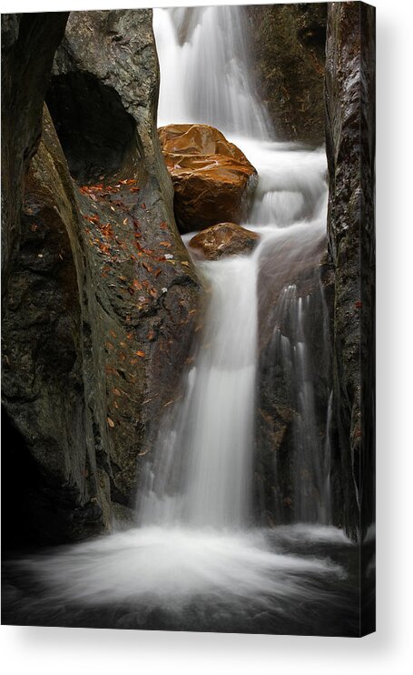Vermont Acrylic Print featuring the photograph Texas Falls of Vermont by Juergen Roth