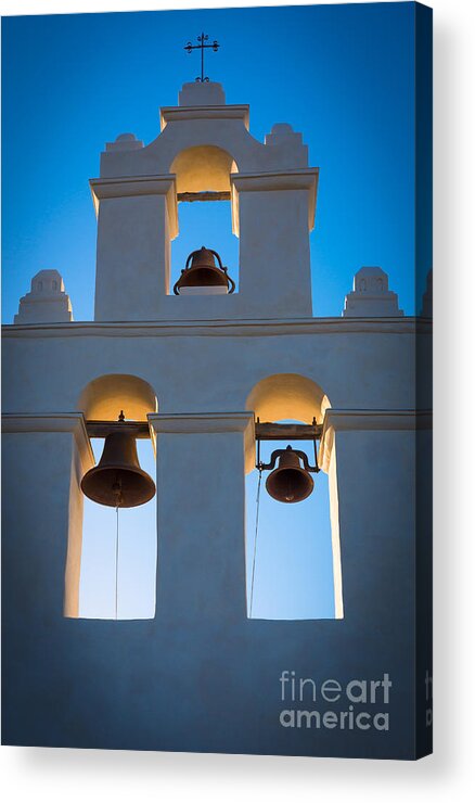 America Acrylic Print featuring the photograph Texas Mission by Inge Johnsson