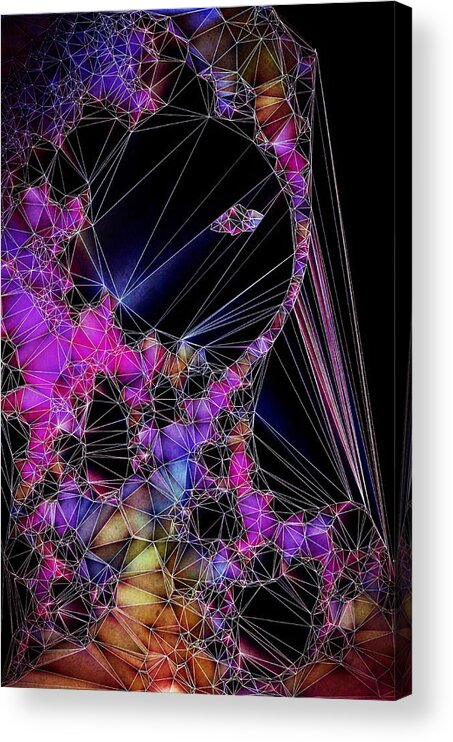 The Artist's Soul Acrylic Print featuring the digital art The Artists Soul by Susan Maxwell Schmidt