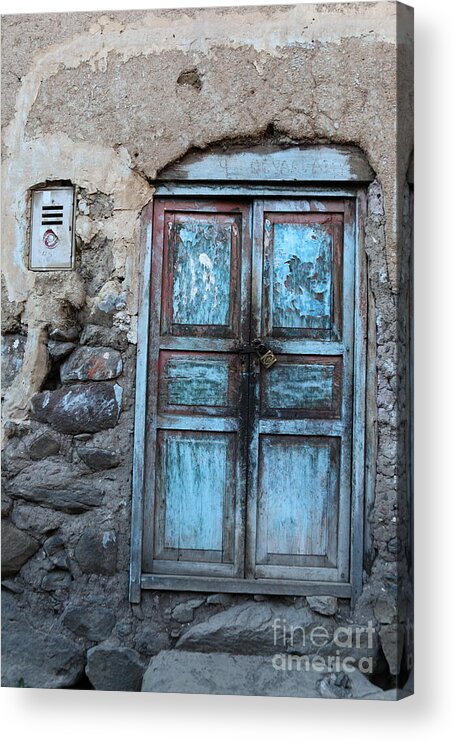 Blue Door Acrylic Print featuring the photograph The Blue Door 1 by James Brunker