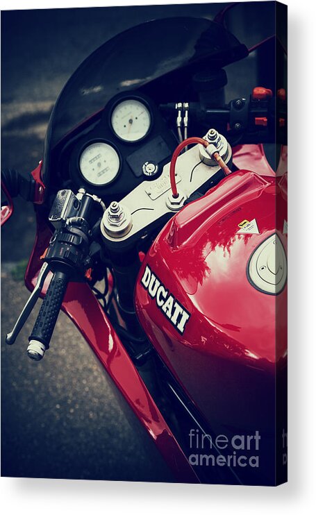 Ducati Acrylic Print featuring the photograph The Desmo by Tim Gainey