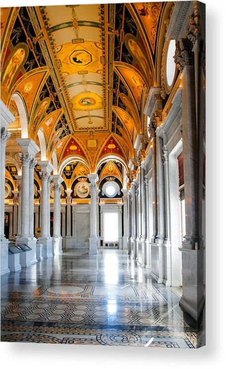 Arlington Cemetery Acrylic Print featuring the photograph The Library by Greg Fortier