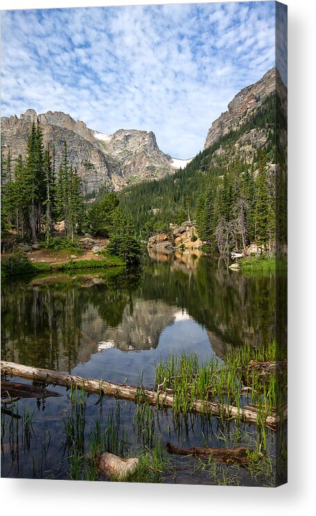The Loch Acrylic Print featuring the photograph The Loch - Rocky Mountain National Park by Ronda Kimbrow