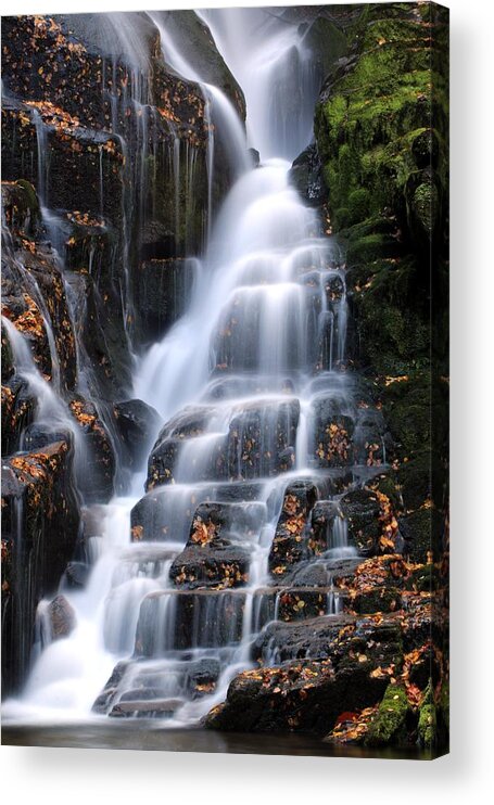 Eastatoe Falls Acrylic Print featuring the photograph The Magic of Waterfalls by Carol Montoya