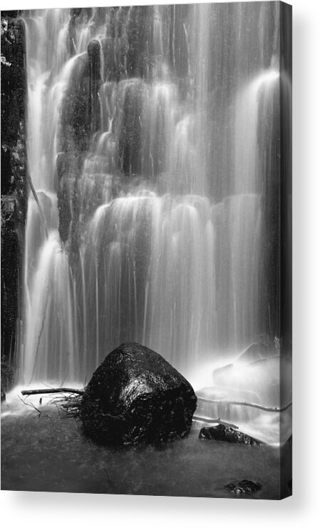 Waterfall Acrylic Print featuring the photograph The Nugget by Anthony Davey