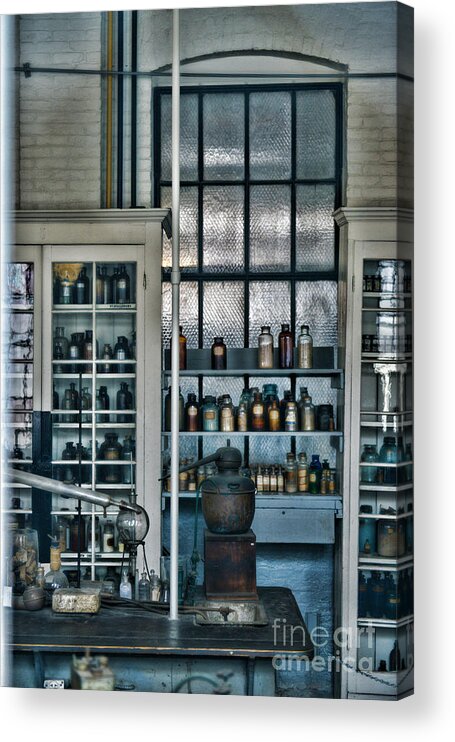Paul Ward Acrylic Print featuring the photograph The Old Chemistry Lab by Paul Ward