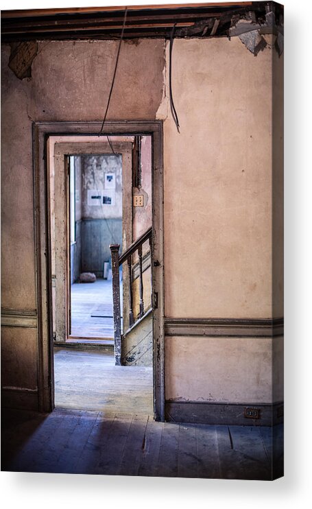 Old Plaster Acrylic Print featuring the photograph The Old Home by Pamela Taylor