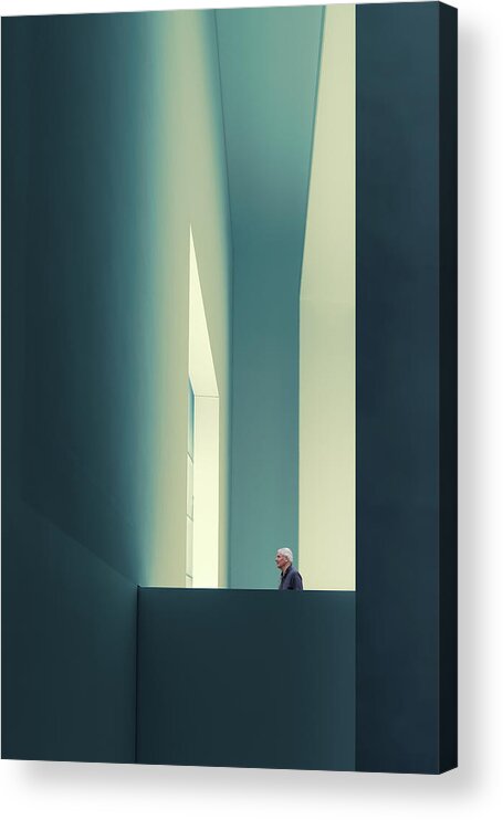 Creative Edit Acrylic Print featuring the photograph The Passage by Luc Vangindertael (lagrange)