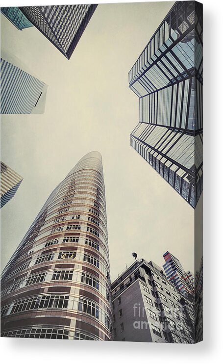New York Acrylic Print featuring the photograph The Powers Above by Evelina Kremsdorf