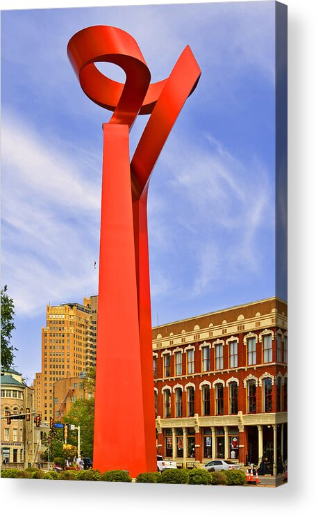 San Antonio Acrylic Print featuring the photograph The Torch of Friendship by Alexandra Till