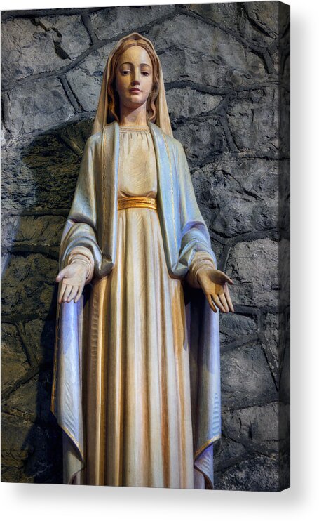 Mary Acrylic Print featuring the photograph The Virgin Mary by Ian Mitchell