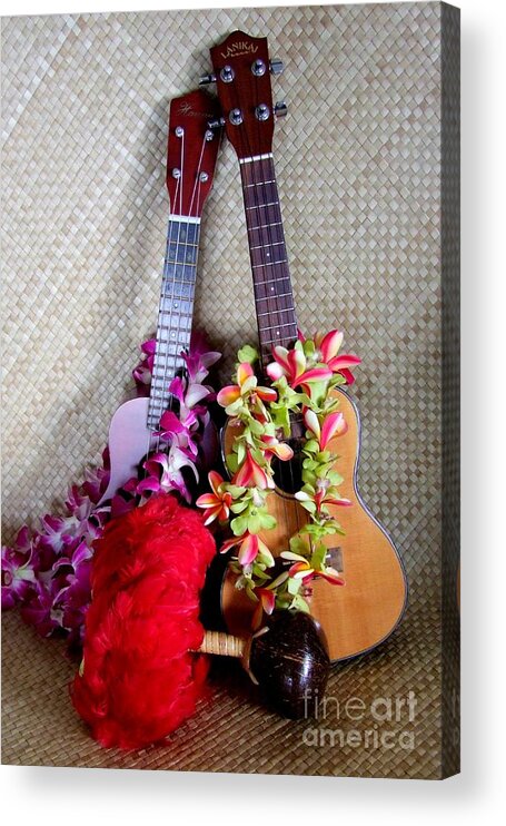 Hawaiian Culture Acrylic Print featuring the photograph Time for Hula by Mary Deal