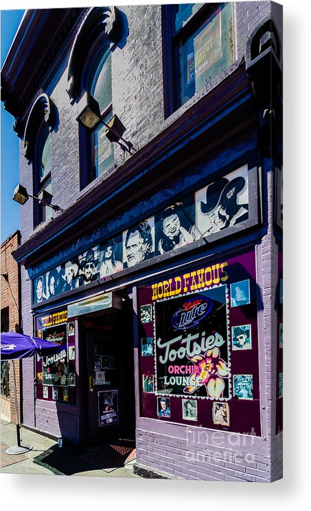 Tootsies Acrylic Print featuring the photograph Tootsies Nashville Tennessee by Danny Hooks