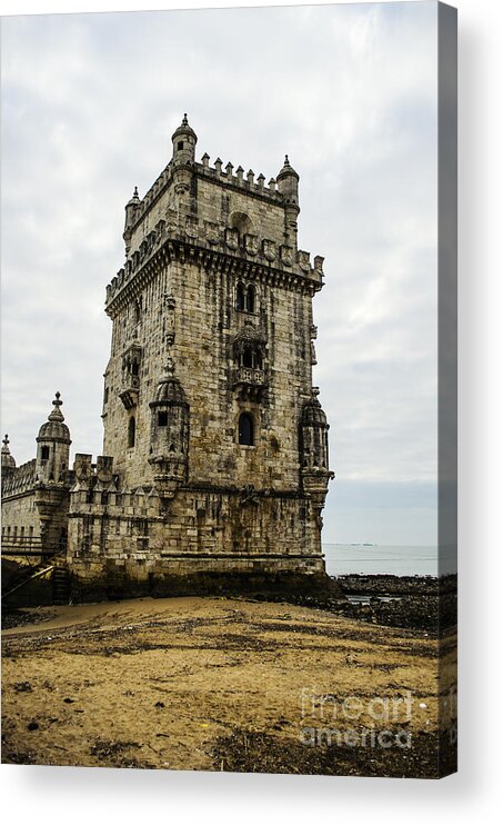 Lisbon Acrylic Print featuring the photograph Torre Belem by Deborah Smolinske