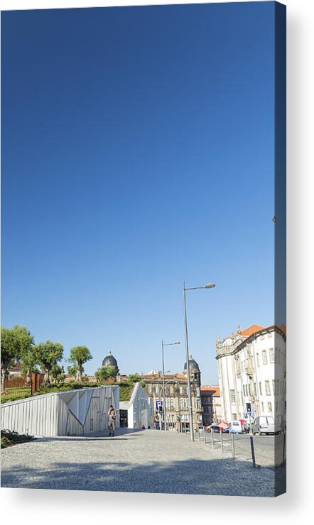 Architecture Acrylic Print featuring the photograph Torre Dos Clerigos Porto Portugal by JM Travel Photography