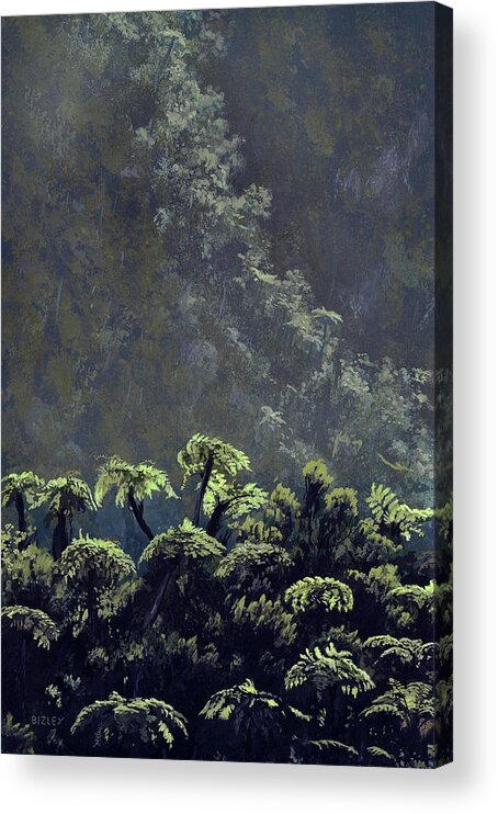 Ancient Acrylic Print featuring the photograph Tree Ferns by Richard Bizley