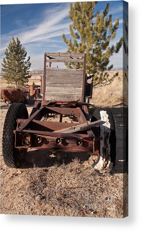 Afternoon Acrylic Print featuring the photograph Truck Bed by Fred Stearns