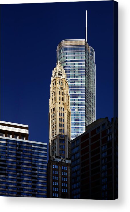 Donald Acrylic Print featuring the photograph Trump International Hotel and Tower Chicago by Alexandra Till