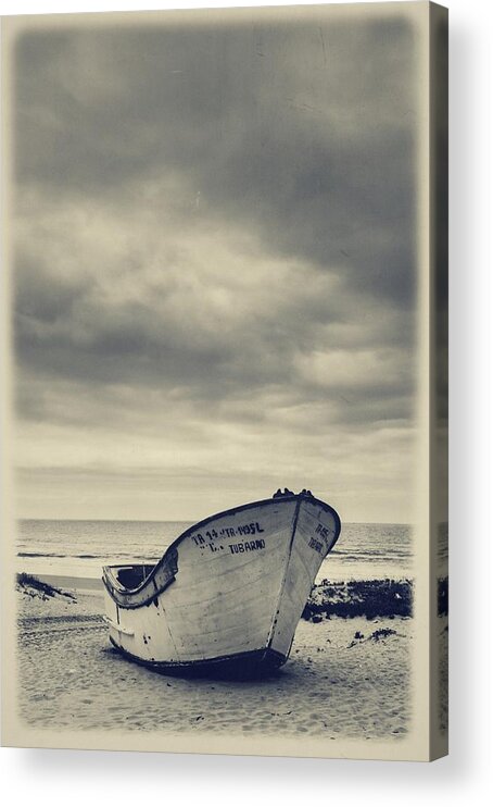 Vintage Acrylic Print featuring the photograph Tubarao by Marco Oliveira