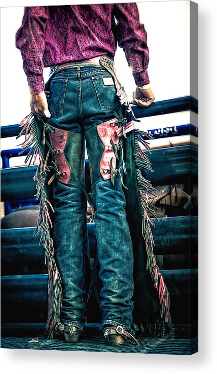 Rodeo Acrylic Print featuring the photograph Tuff Enuff by Pamela Steege